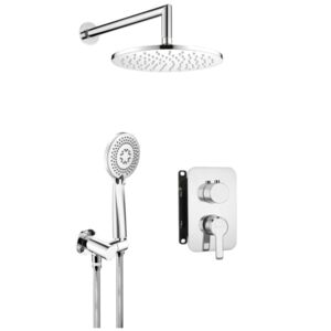 ARNIKA - Concealed shower set, with mixer BOX - chrome - BXYZ0QAM