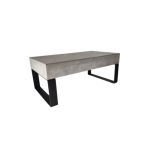 Siltstone Concrete Table – "Industrial Minimalism"