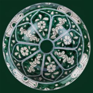 Bail - hand-painted countertop Washbasin from Mexico 03_Diffuse