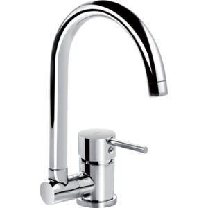 ASTER Kitchen tap, with foldable spout, chrome
