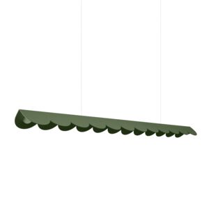 Lampa wisząca BISCUIT zielona oliwka LED 3000K