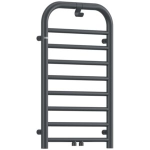 SILIA - Grzejnik łazienkowy - wysokość 85 cm - titanium mat - AGI_DG31