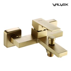 ARS Brushed Gold Wall mounted bath mixer
