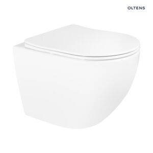 Satz Oltens Hamnes OneForm Stille wandmontiertes PureRim-Toilettenbeck