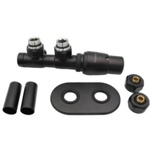 Vanne thermostatique, pour un radiateur de salle de bain - droite