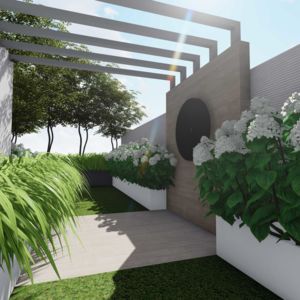 Ogród nowoczesny na dachu - Roof garden - Taras | Ogród na dachu - Roof garden - Taras
Projekt ogrodu na dachu apartamentowca, w technologii zielonego dachu. Ogród zaaranżowano w stylu nowoczesnym. Jasne kolory - beże i szarości - mają dodać elegancji i stanowić kontynuację stylizacji wnętrz w apartamencie. Projekt ogrodu uwzględnia wszystkie instalacje np. system nawadniania, oświetlenie w ogrodzie sterowane automatycznie, donice na wymiar, pergole i altany. Zastosowano system dachu ekstensywnego oraz ultralekkie konstrukcje. 

projekty ogrodów, kompleksowa budowa ogrodów, aranżacja ogrodów, ogród nowoczesny, ogrody Warszawa