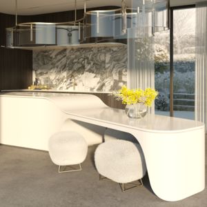 CONTEMPORARY OVAL KITCHEN