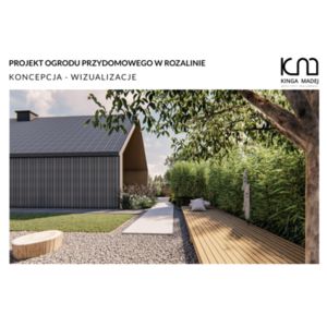 Ogród inspirowany stylem skandynawskim w Rozalinie