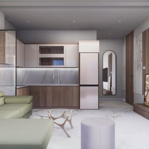 Apartament w stylu Japandi