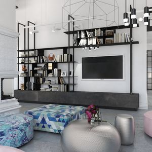 Projekt rezydencji pod Nową Solą | Pokój dzienny