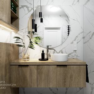 Marble bathroom