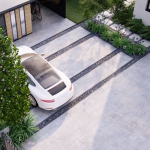 Biały Ogród przy zabudowie typu bliźniak