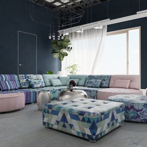 Projekt rezydencji pod Nową Solą | Pokój dzienny