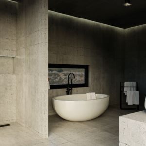 Concrete face of minimalism
