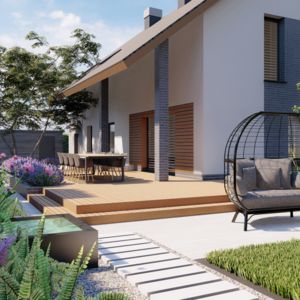 Ogród wypoczynkowy w Straszynie