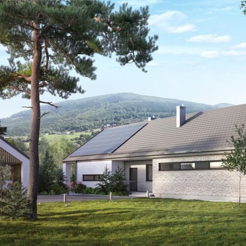 Dwie stodoły w Beskidzie Śląskim - zabudowa siedliskowa