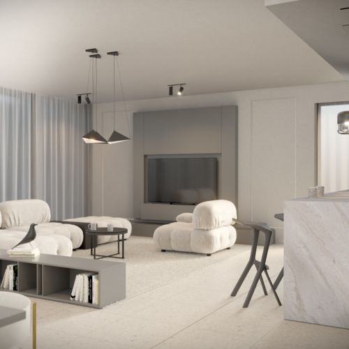 Kuchnia otwarta na salon