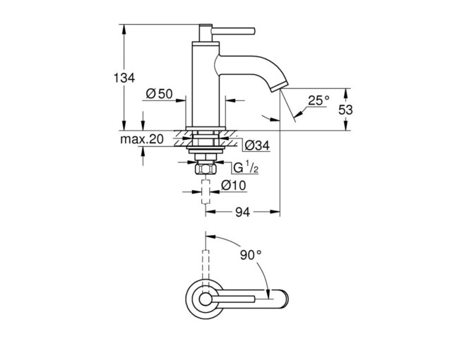 Atrio Zawór sztorcowy 1/2