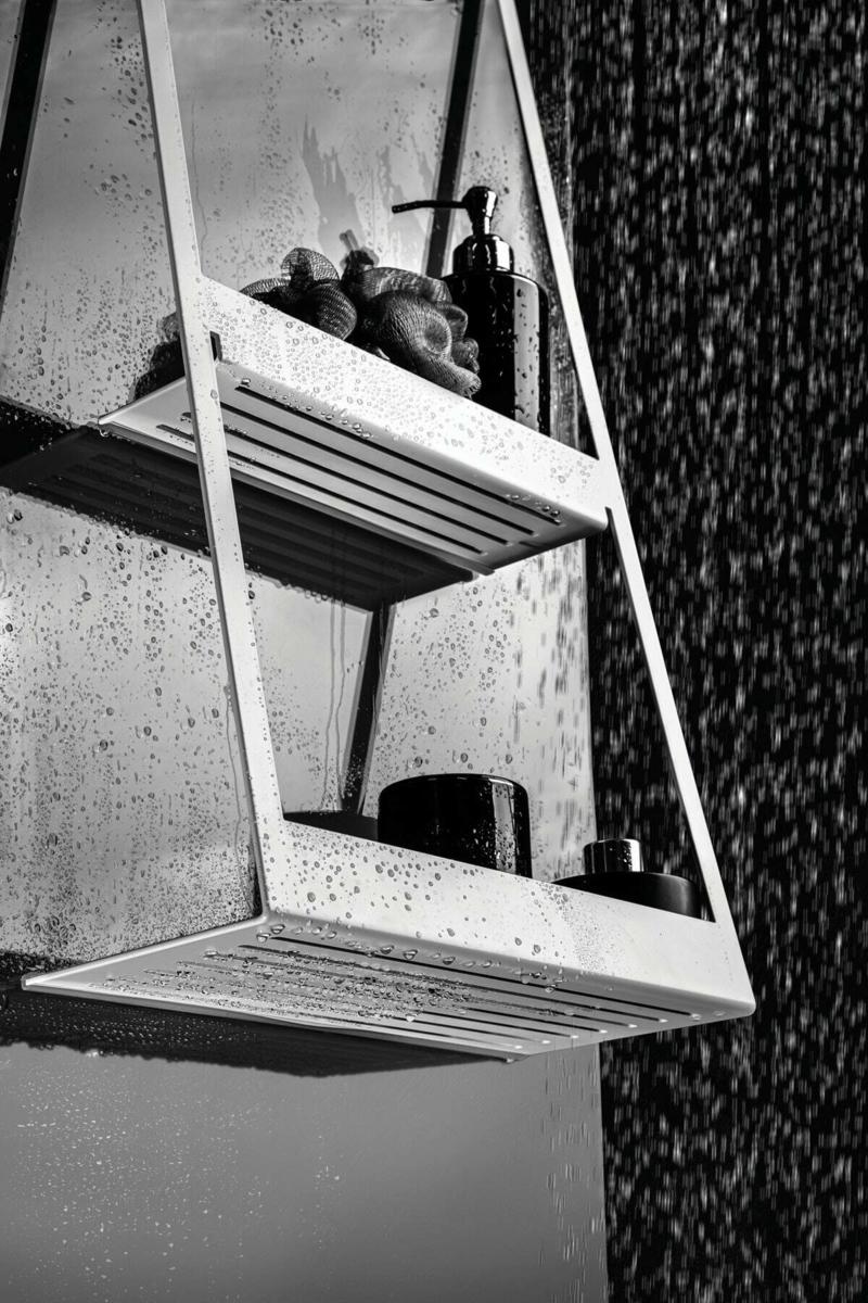 Akcesoria łazienkowe, Półka wieszana na kabinę, Deante