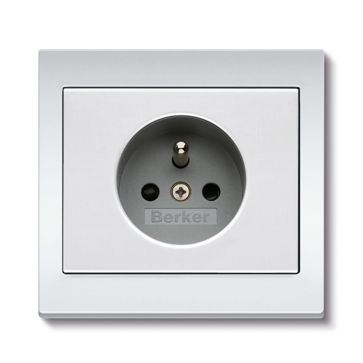 Gniazda elektryczne, Berker K.5 Gniazdo z uziemieniem, Hager Polska sp. z o.o.