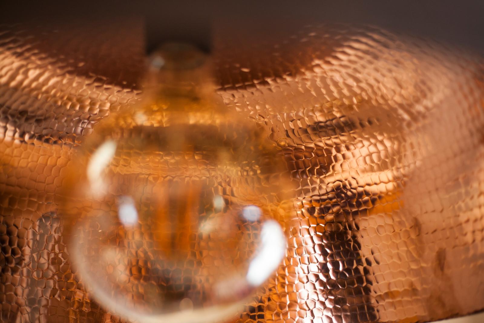 Lampy zwieszane, Sandia - miedziana lampa wisząca, Cerames