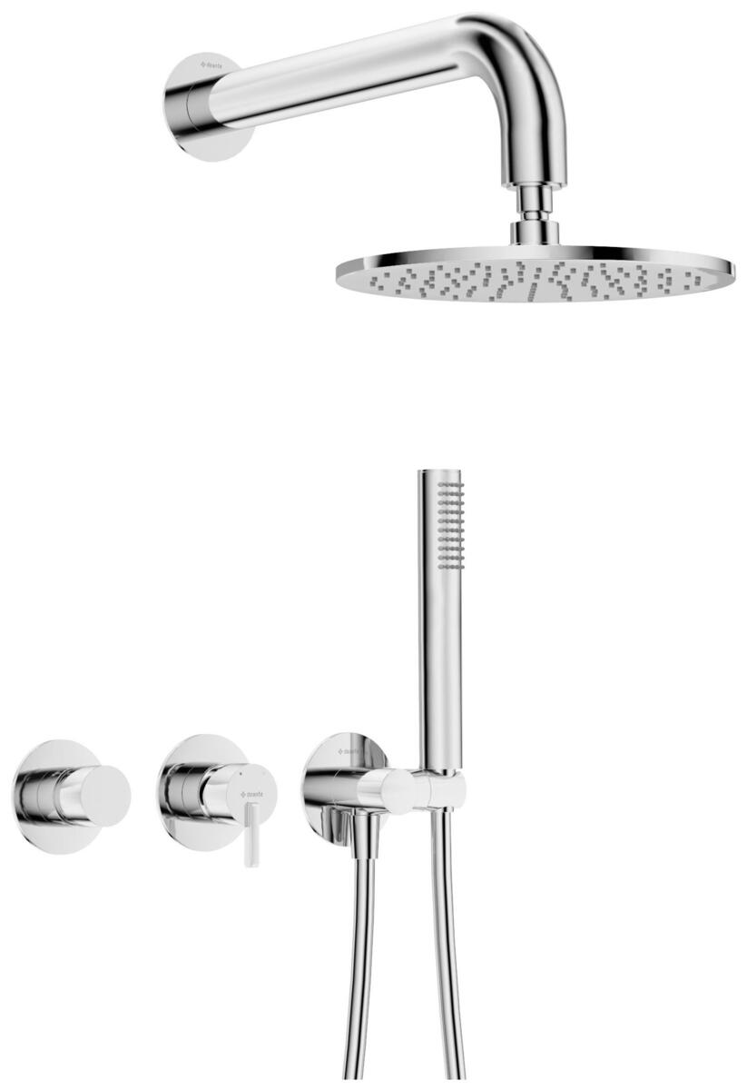 Systemy natryskowe podtynkowe, Zestaw prysznicowy podtynkowy SILIA, Deante