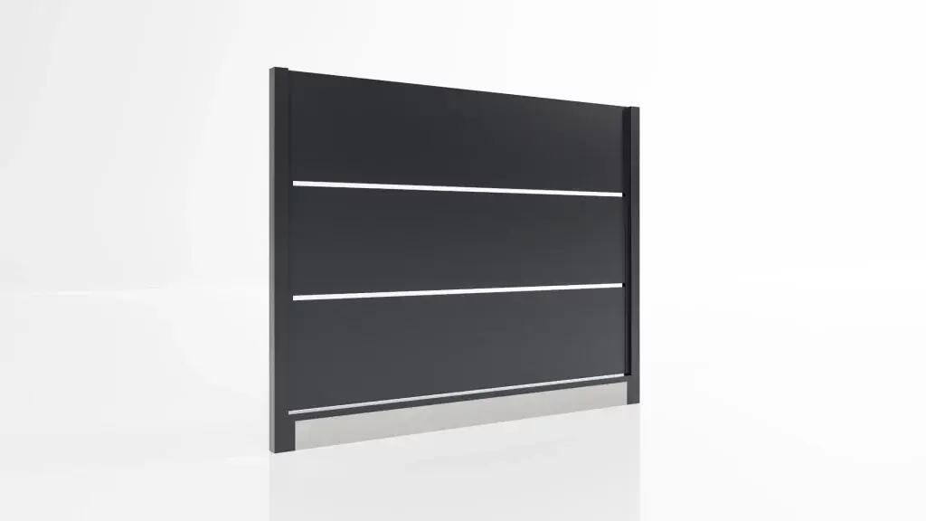 Fences, Modern Module Fence 60 – Sliding Gate, HurtownikGroup Sp. z o.o.