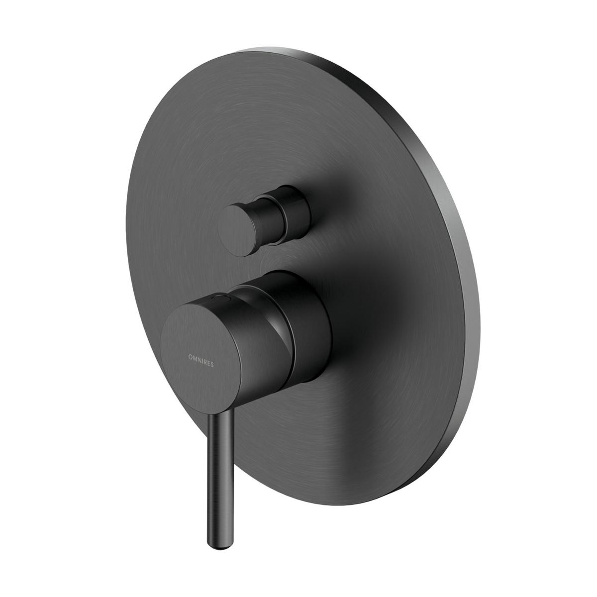 Robinetteries de baignoire, Y  |  mélangeur de douche et de baignoire à encastrer,  graphite, OMNIRES