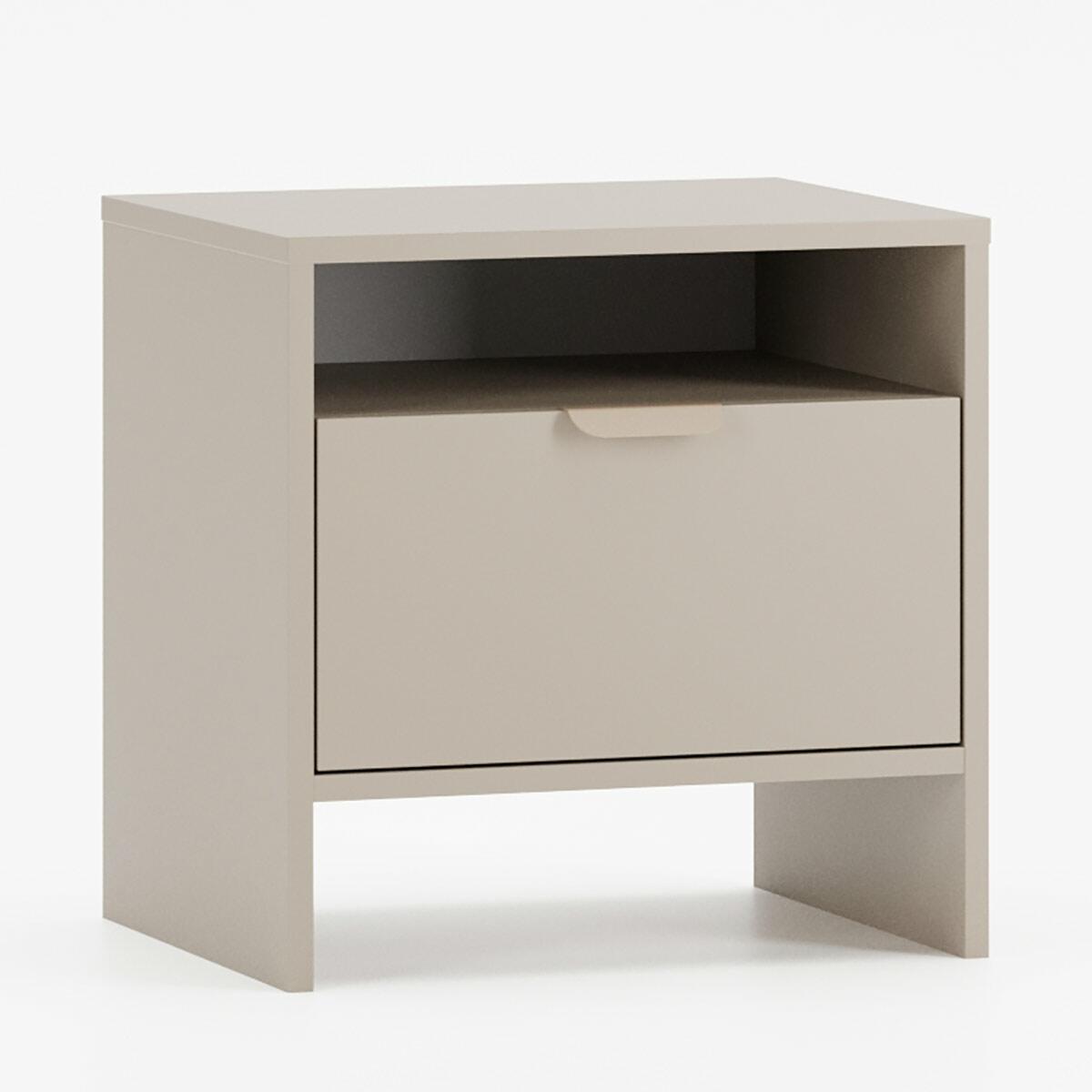 Kontenery, Szafka nocna z wnęką i szufladą LAYERS LAY28, Górna Półka Sp. z o. o.