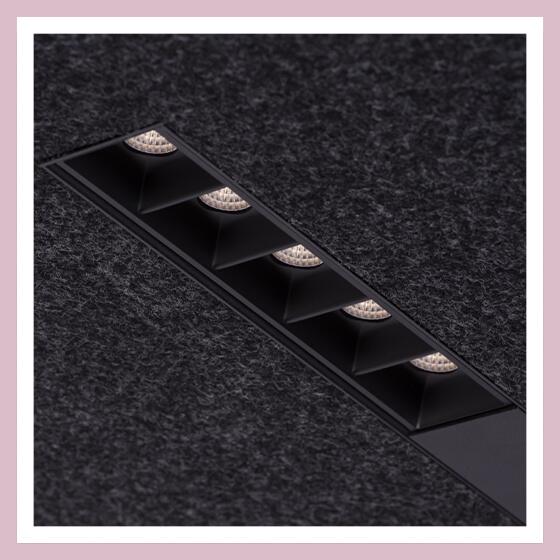 Lampy zwieszane, AQfelt OVALL RAFTER points LED section zwieszany, AQForm