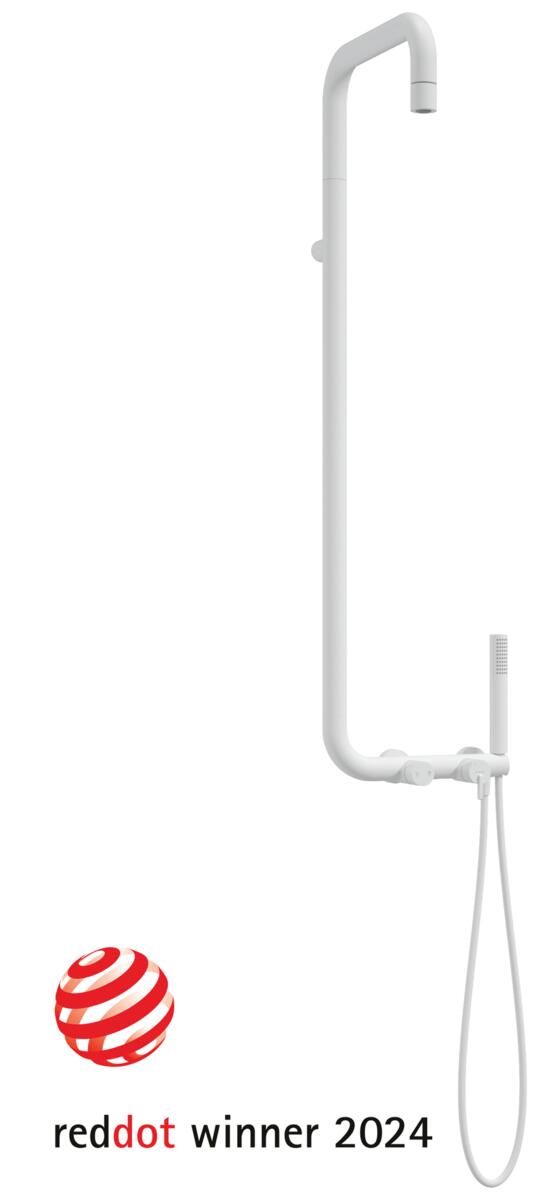 Shower heads, SILIA Shower column, with shower mixer, Deante