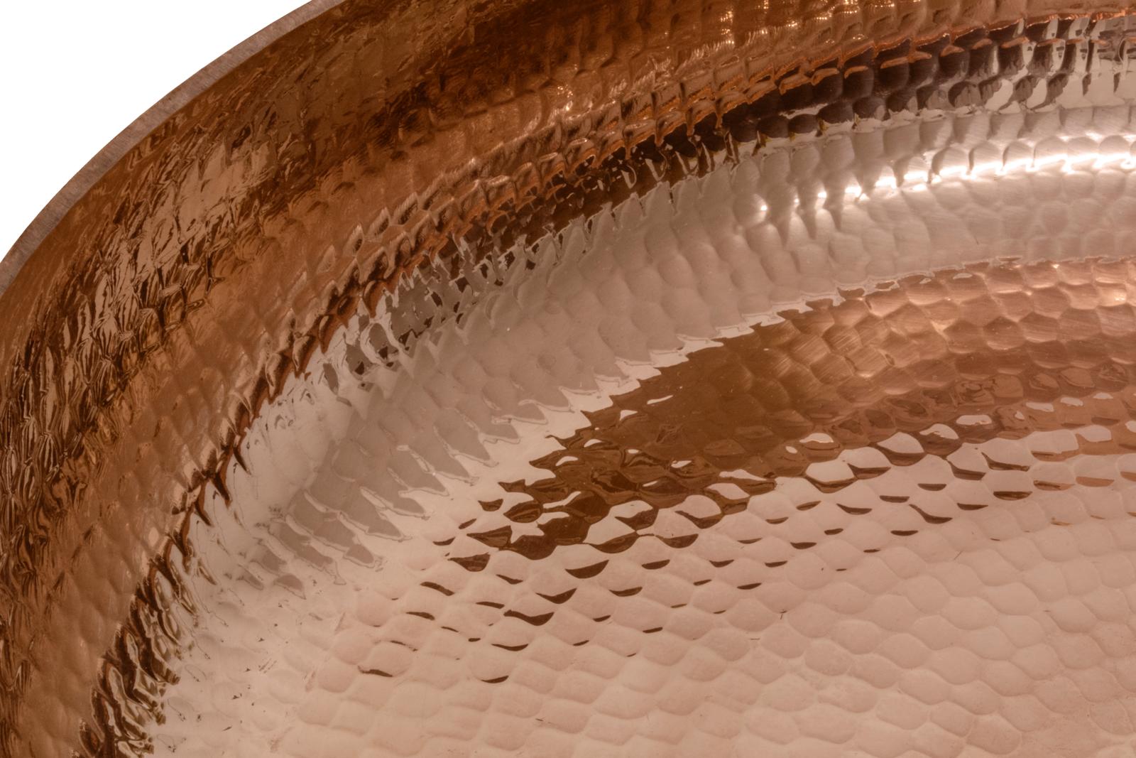 Over countertop washbasins, Diana - countertop washbasin from hand-forged copper, Cerames