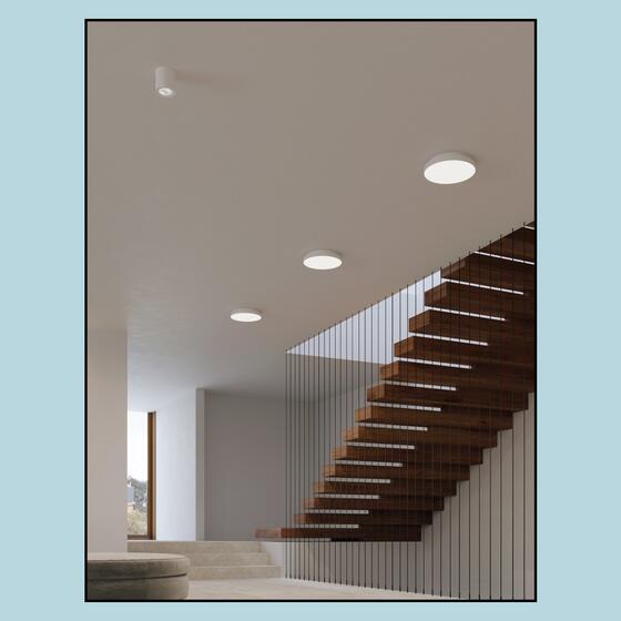 Lampy natynkowe, BLOS round distance LED hermetic natynkowy, AQForm