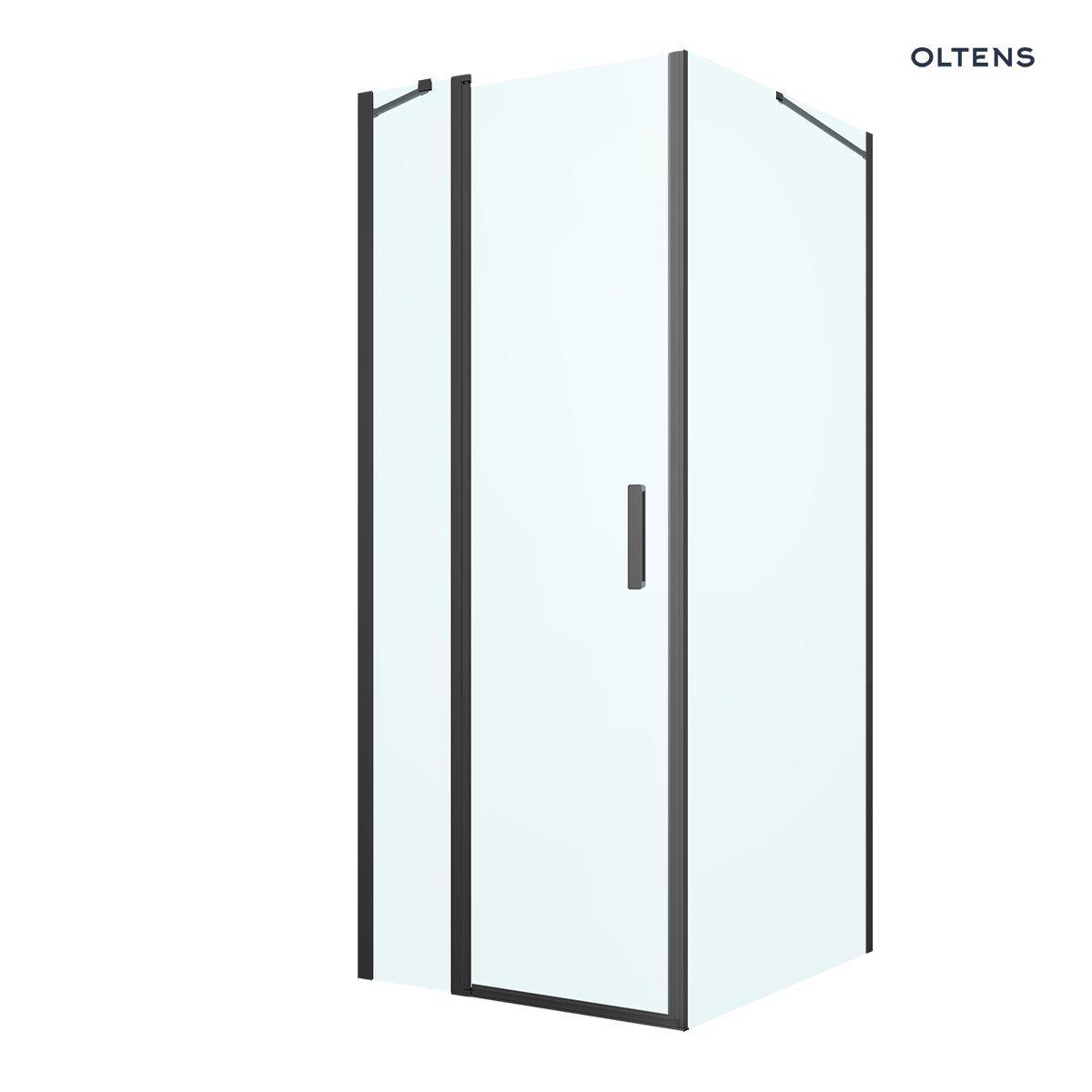 Duschkabinen, Oltens Verdal shower enclosure 80x100 cm door with a fixed wall, OLTENS