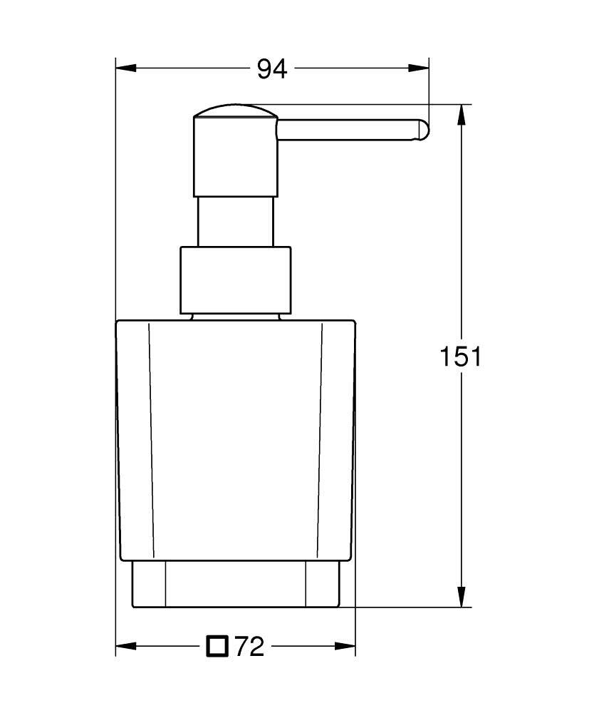 Selection Cube Dozownik 40805000 | 40805000 | GROHE - ArchiUp.com ...