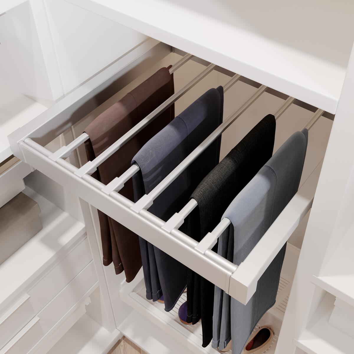 ELITE pull out pants rack 700 mm | WG-WSPOD70-20 | GTV POLAND S.A ...