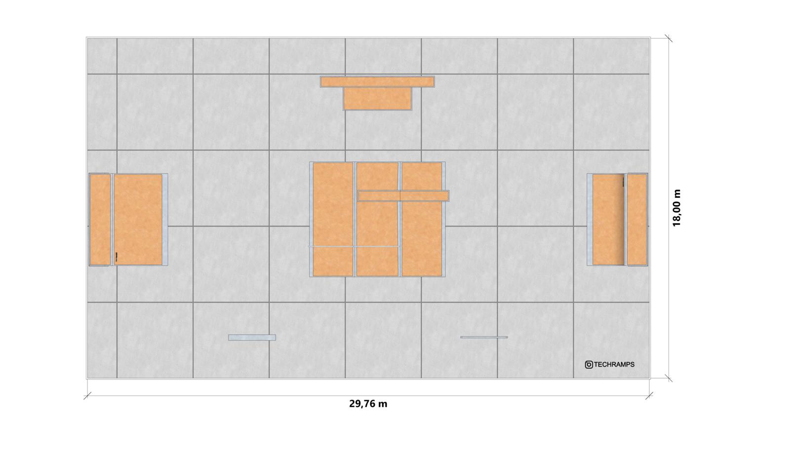 Skatepark, Muestra Skatepark Modular PSM07, Grupa Techramps