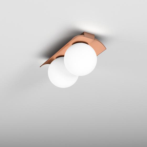 Wall Lamps, MODERN BALL WP x2 LED surface, AQForm