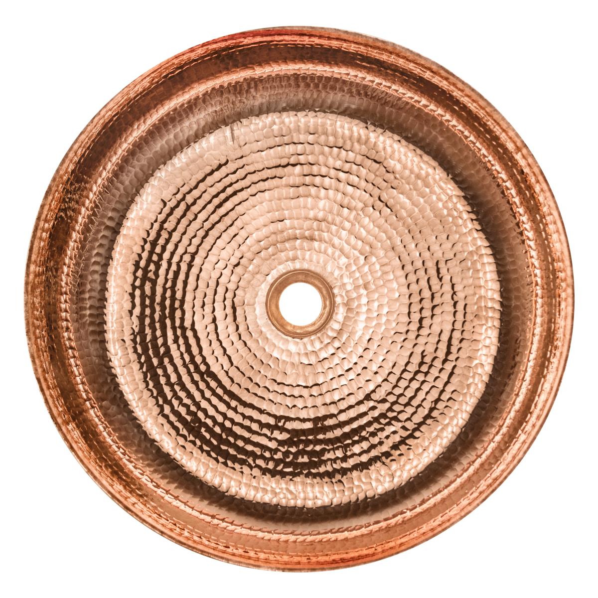 Over countertop washbasins, Diana - countertop washbasin from hand-forged copper, Cerames