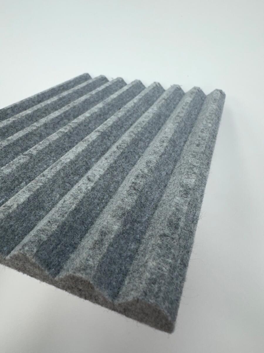 Acoustic panels, V-cut panels corduroy, Fovere