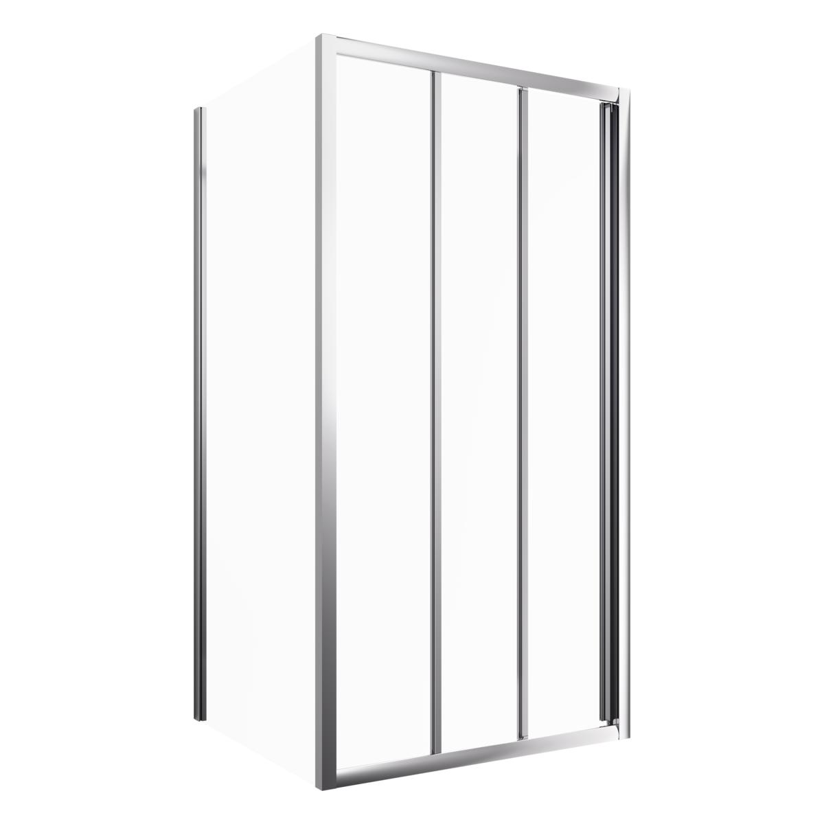 BRONX BR8090CRTR - Rectangular shower enclosure with sliding door, 80 x ...