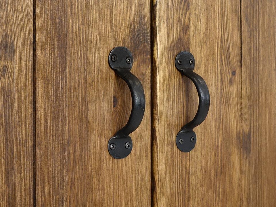 Wardrobes, Two-door Pine Wardrobe Rustyk 2D, SEART