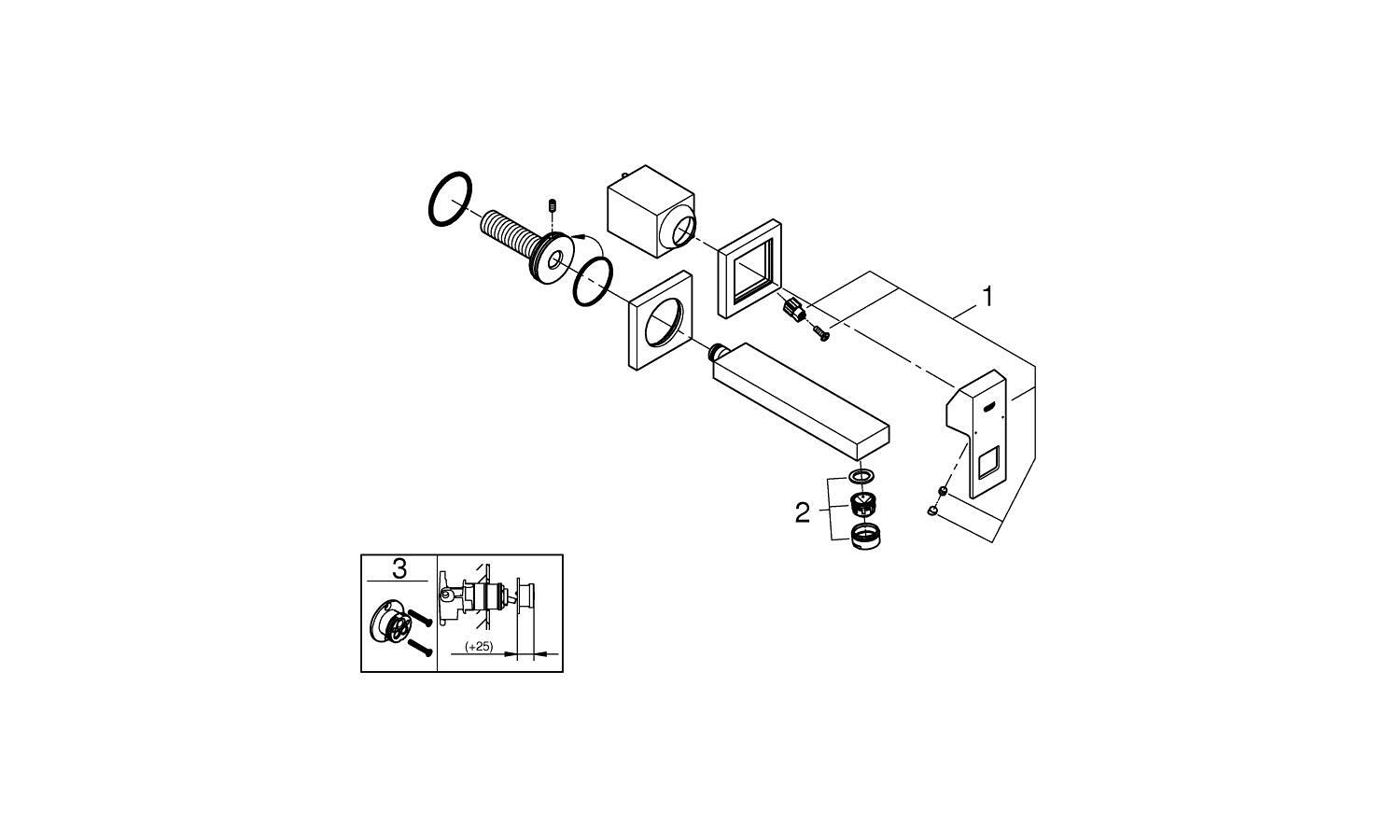 Selection Szczotka toaletowa (komplet) 41076000 | 41076000 | GROHE ...