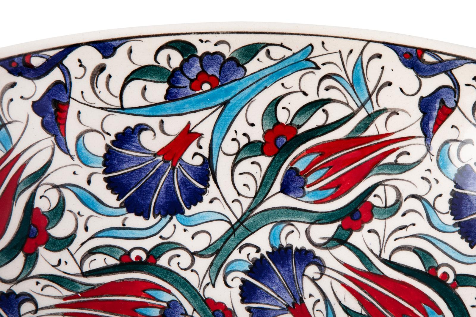 Over countertop washbasins, Belen - hand-painted Iznik countertop washbasin, Cerames