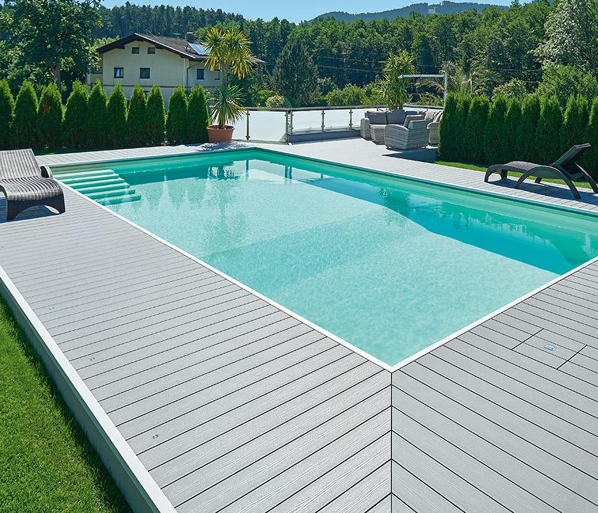 Deski tarasowe, Deski kompozytowe Majestic Massive Pro, Deceuninck Polska