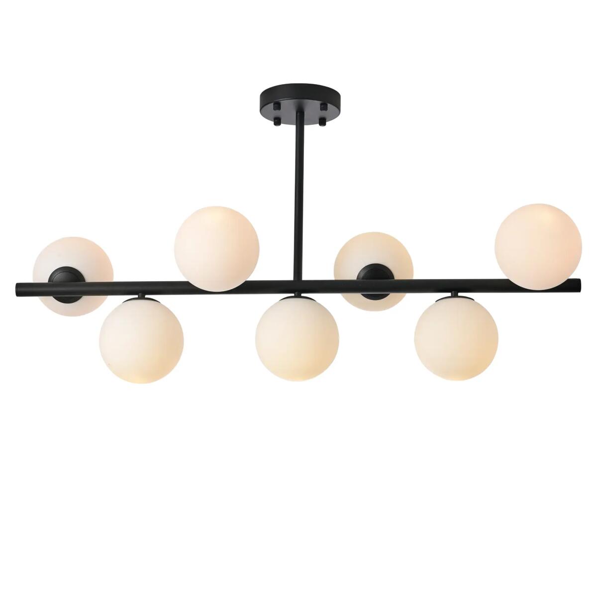 Lampy natynkowe, Lampa Sufitowa Bolti 7xE14 Czarna PLC0104-BK, YASKR SPÓŁKA Z OGRANICZONĄ ODPOWIEDZIALNOŚCIĄ