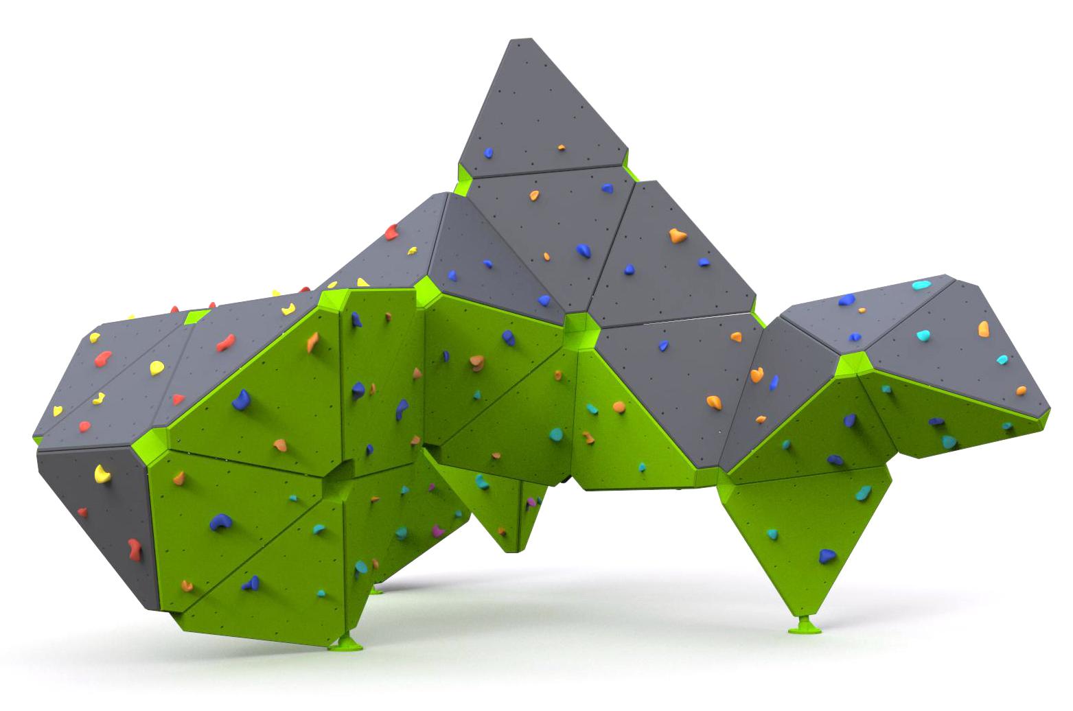 Climbing walls, Climbing wall ZigZag Boulder Z006, Grupa Techramps