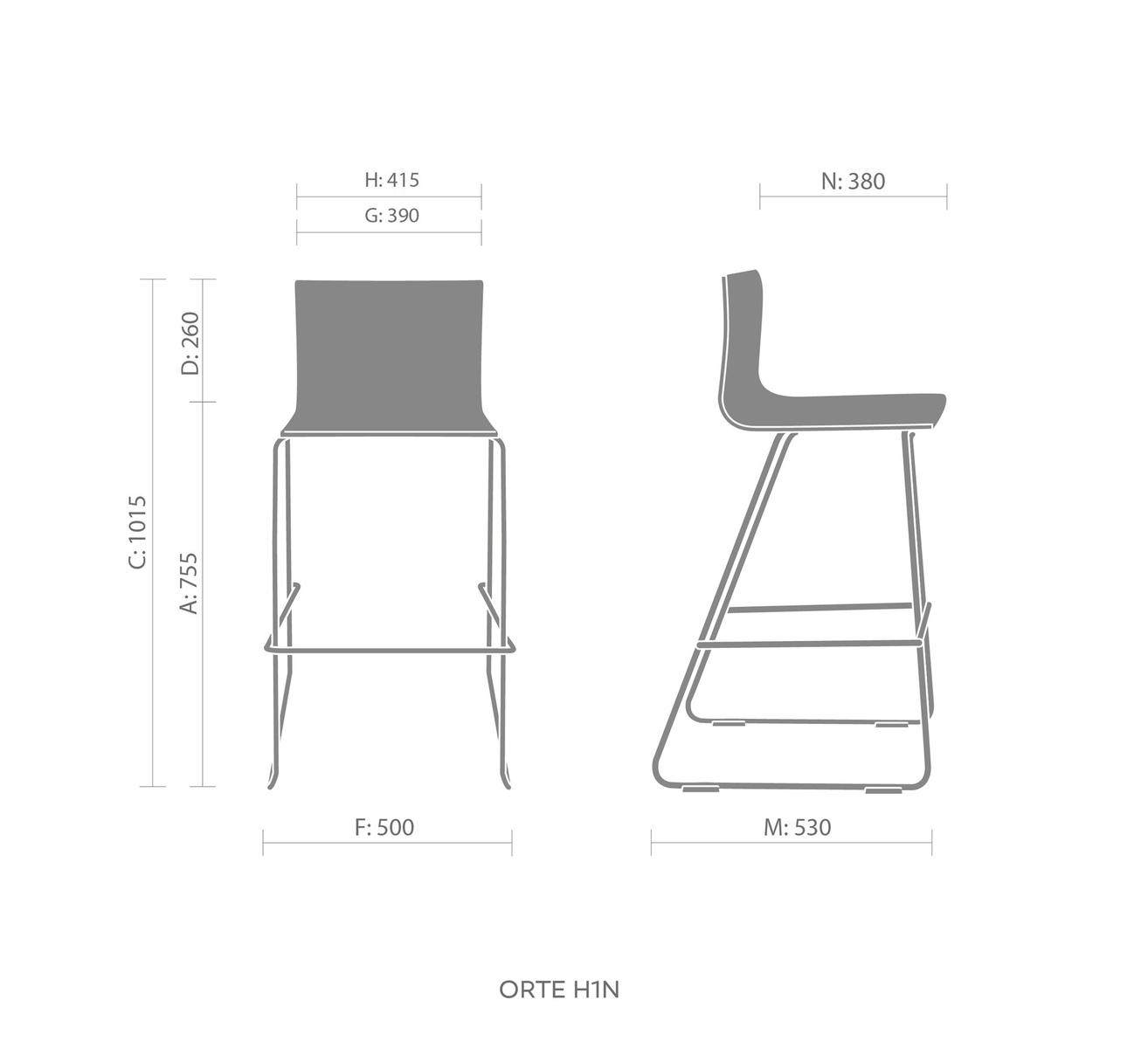 Chairs, ORTE OT H, Bejot