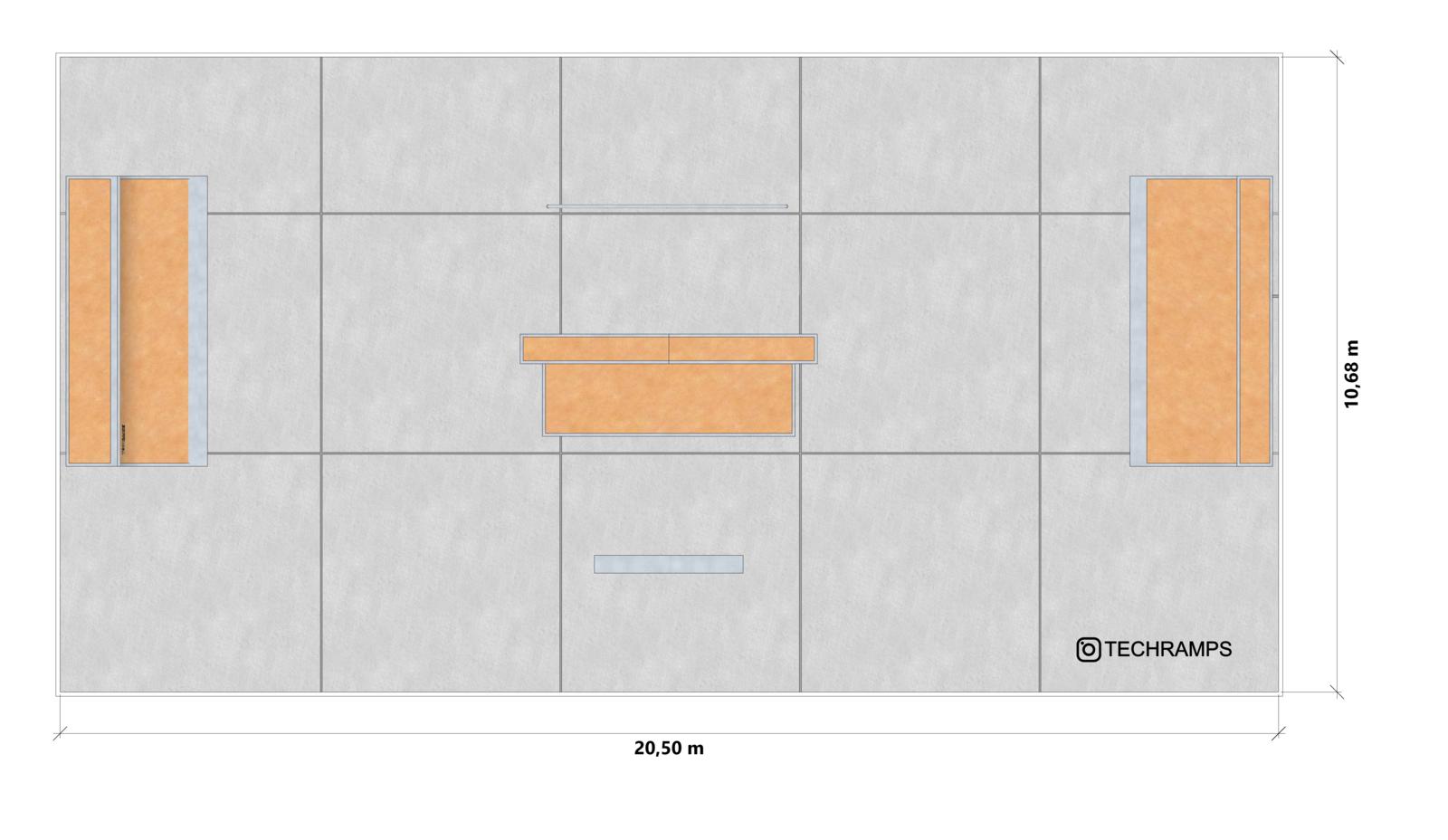 Sample Modular Skatepark PSM02 | Przykładowy Skatepark Modułowy PSM02 ...