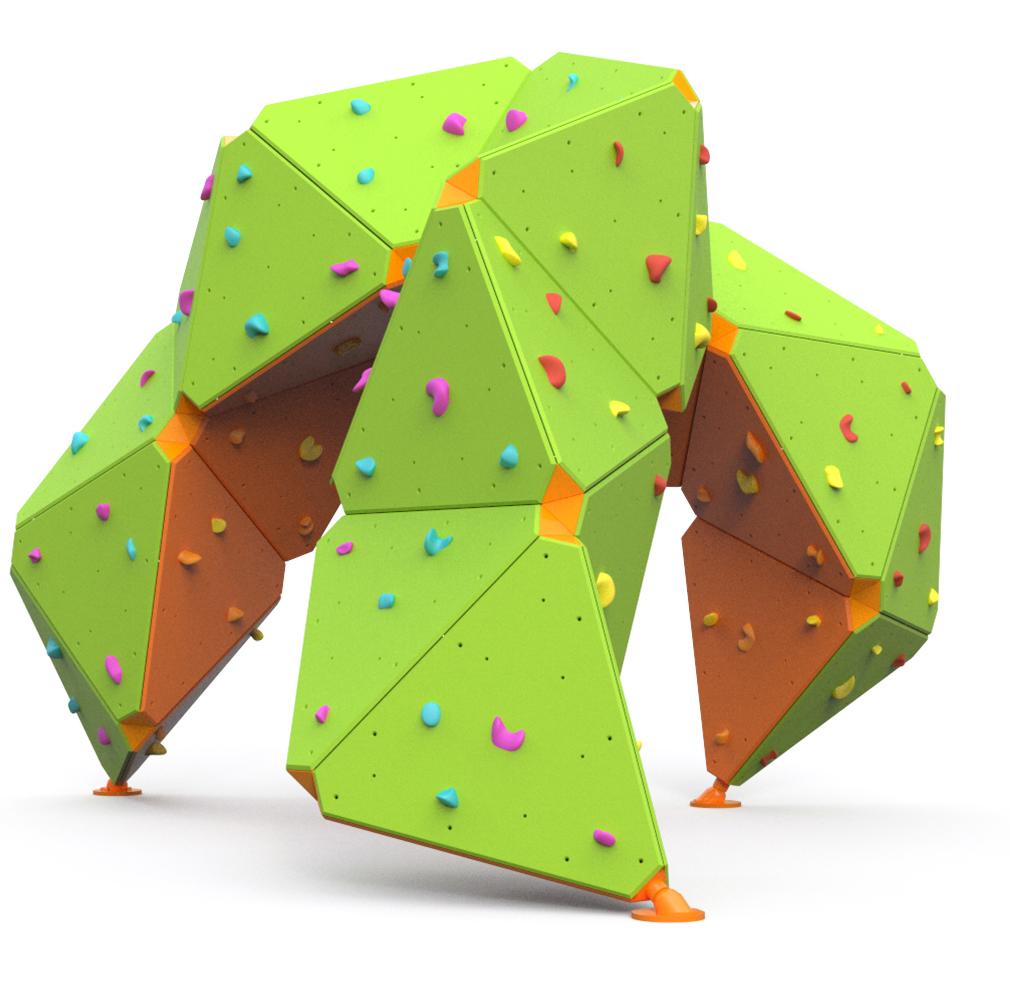 Climbing wall ZigZag Boulder Z002 Grupa Techramps A